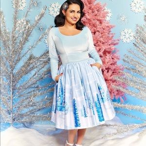 ❄️ Pinup Couture Genevieve Dress Ice Castles ❄️